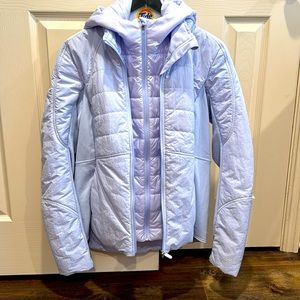 Like New Lululemon Another Mile Jacket, Pastel Blue, size 10